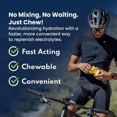 SaltStick Electrolyte FastChews 60 Count Lemon Lime Flavor Chewable Electro…