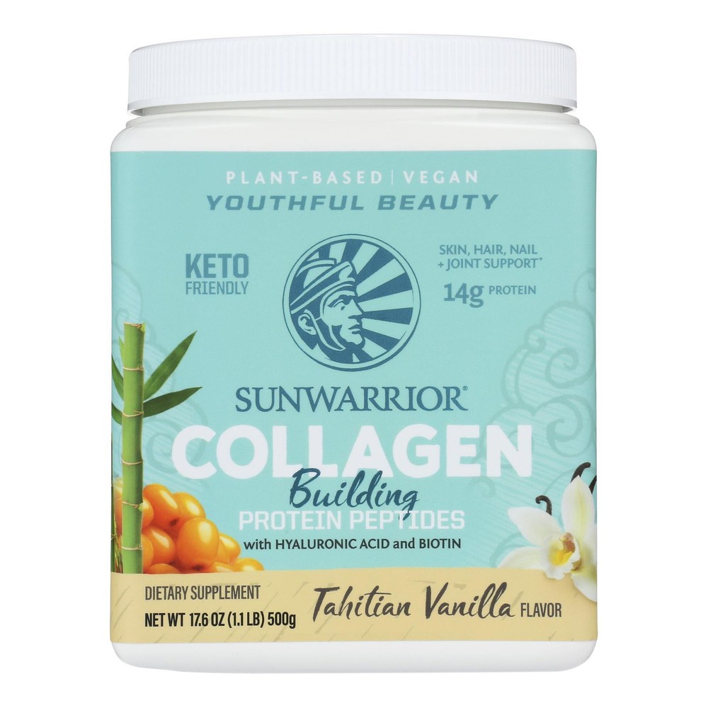 Sunwarrior – Collagen Tahitian Vanilla – 1 Each – 17.6 OZ