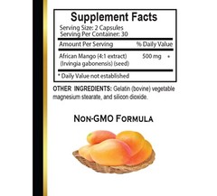 AFRICAN MANGO EXTRACT – Organic African Mango, African Mango Irvingia Gabonensis