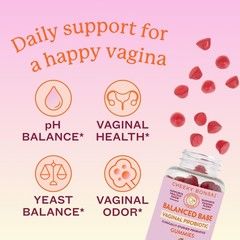 Cheeky Bonsai Balanced Babe – Vaginal Probiotic Gummies 60 Count (Pack of 1)