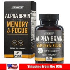 Alpha BRAIN Nootropic Brain Health, Memory and Focus Support, 60 Ct