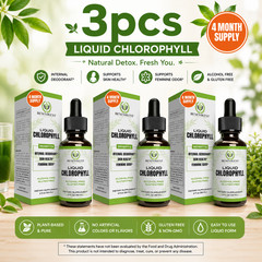 Benevolent Nourishment Chlorophyll Liquid Drops – for Detox, Internal Deodorizer
