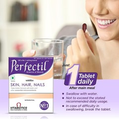 VITABIOTICS Perfectil Multivitamin Supplements For Men & Women Skin, Hair & Nail