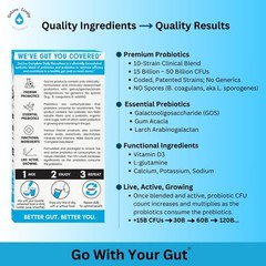 GoLive Prebiotic & Probiotic Powder – Flavor-Free, Sugar-Free, Gut Health