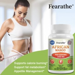 African Mango Capsules 1000 Mg Per Serving Weight Loss Fat Burner 30-120 Pills