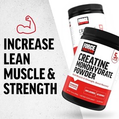 Force Factor Creatine Monohydrate Powder, 5 grams per serving, 60 Servings