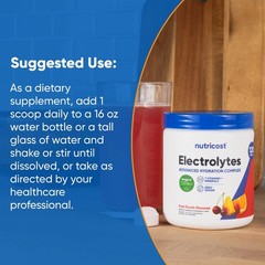 Nutricost Electrolyte Complex Powder (120 Servings, 1.04 Pound (Pack of 1)