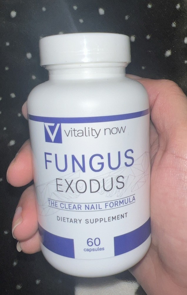 Vitality Now Fungus Exodus The Clear Nail Formula 60 Capsules – New! Exp 03/2027