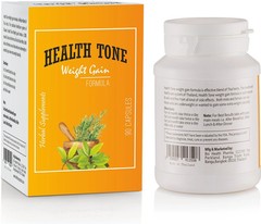 Health tone Herbal Weight Gain 90 Capsules ORIGINAL SEALED BOX