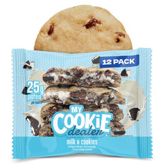 My Cookie Dealer Protein Cookies Milk Cookies 12-Pack 3.8Oz Each – 25G Of