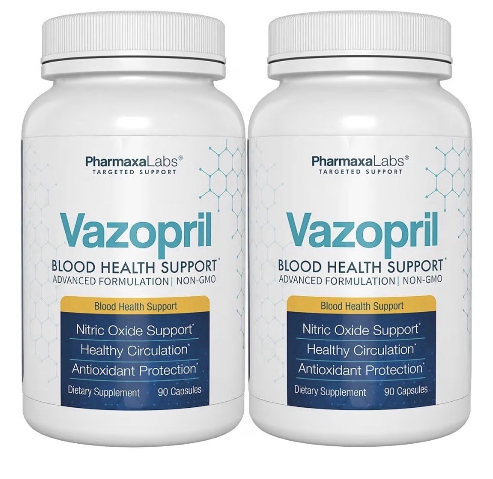 Vazopril Blood Pressure Support Supplement Healthy Heart Blood Circulation 2Pack