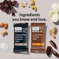 Mini Protein Bar Variety Pack – RXBAR Chocolate Sea Salt & Peanut Butter, 7.3oz