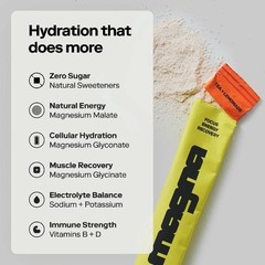 Magna Hydration Electrolyte Mix Stick Pack Dietary Supplement Vegan Powder