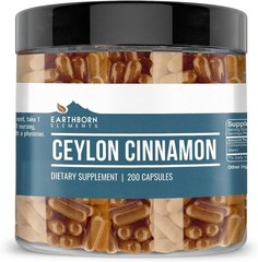 200 Count Ceylon Cinnamon Capsules – Natural, No Fillers for Optimal Health