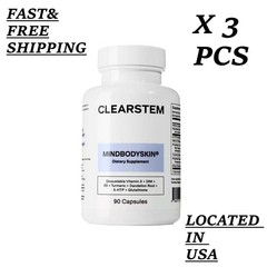 2 BOTTLES–CLEARSTEM® MINDBODYSKIN® – Hormonal Acne, Skin Glow & Mood Support