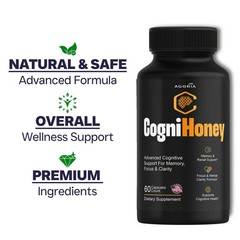 (1 Pack) CogniHoney Advanced Capsules, Cogni Honey Supplement Capsules