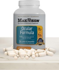 MaxiVision Ocular Formula Lutein and Zeaxanthin 60 Capsules 1 Bottle