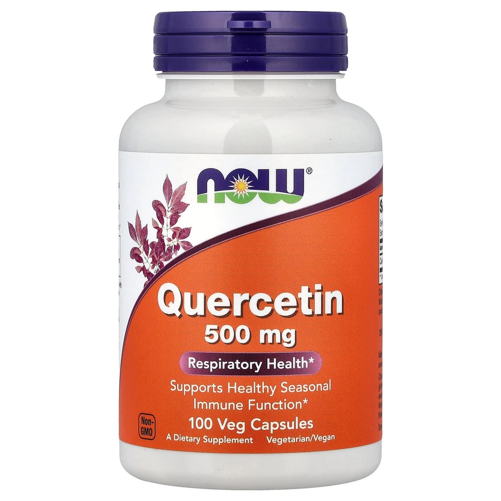 2 X NOW Foods, Quercetin, 500 mg, 100 Veg Capsules