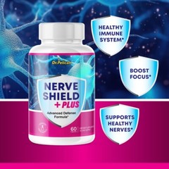 Nerve Shield + PLUS- Brain Support- 4 Bottles- 240 Capsules