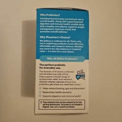 Physician’s Choice 60 Billion Probiotic 30 veg capsules Exp 2025+