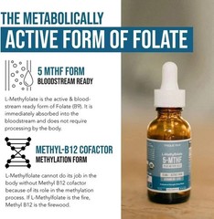 5-MTHF L-Methylfolate Plus Methyl B12 15 MG Active Formula B9/