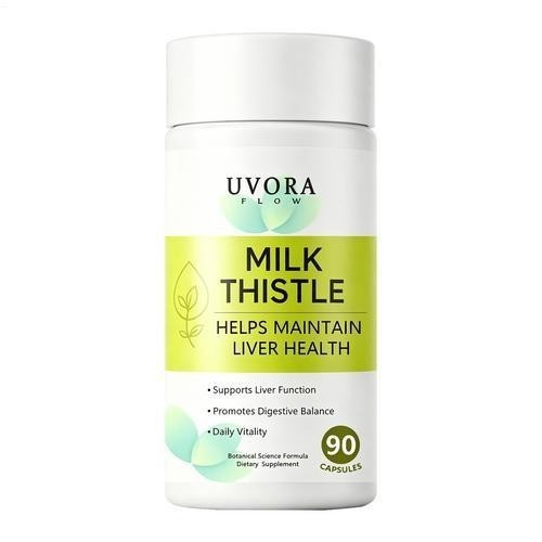 Uvora Milk Thistle Detox, Premium Herbal Supplement With Milk Thistle Extrac. US