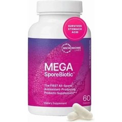 Mega Sporebiotic 60 Capsules – Microbiome & Gut Health Probiotic for Men & Women