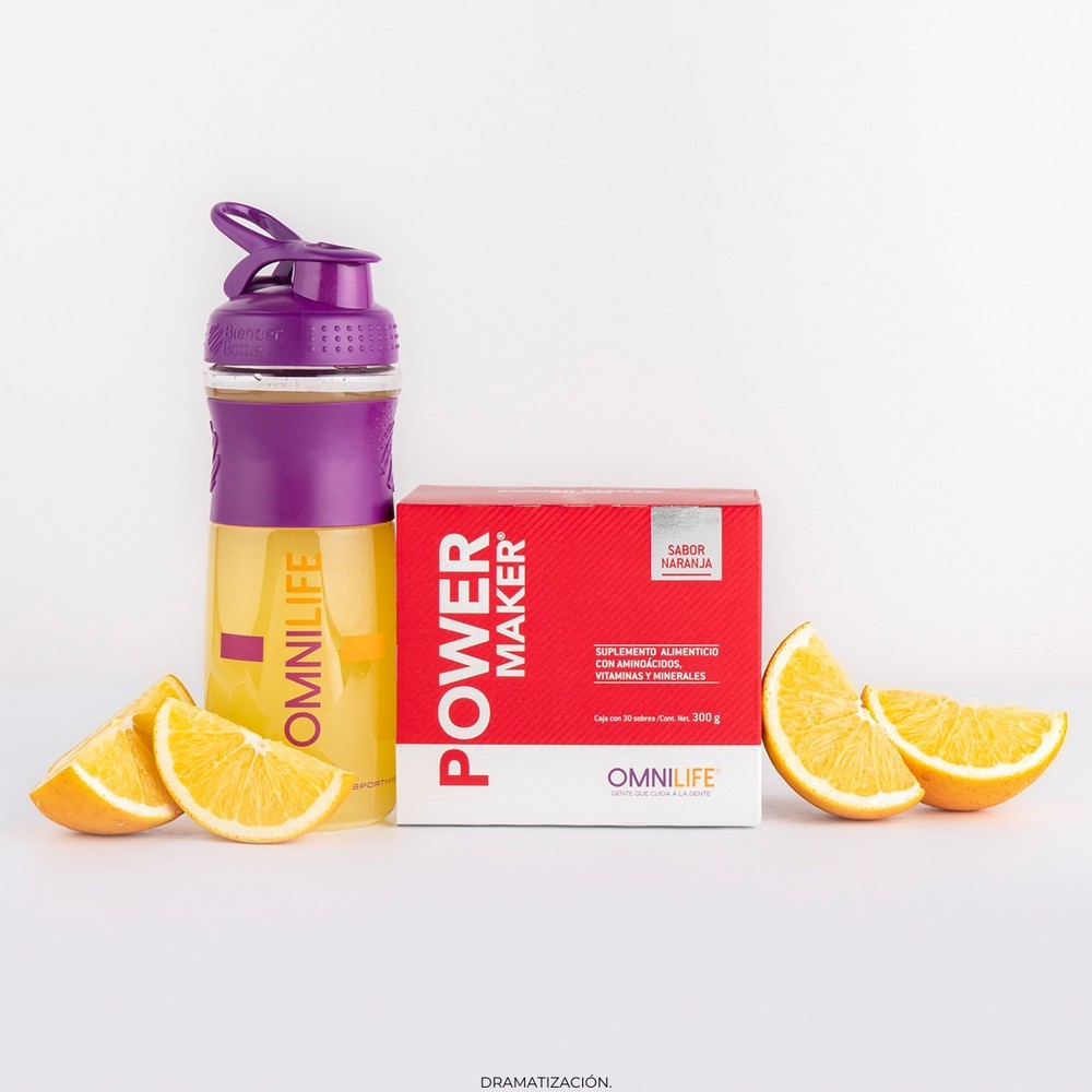 OMNILIFE POWER MAKER●SABOR NARANJA●30 PACKETS!