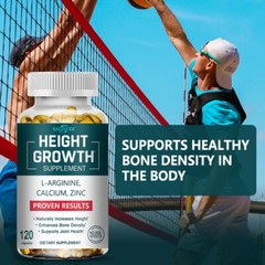 Height Growth Capsules – Enhances Bone Density，Supports Healthy Bones & Joint