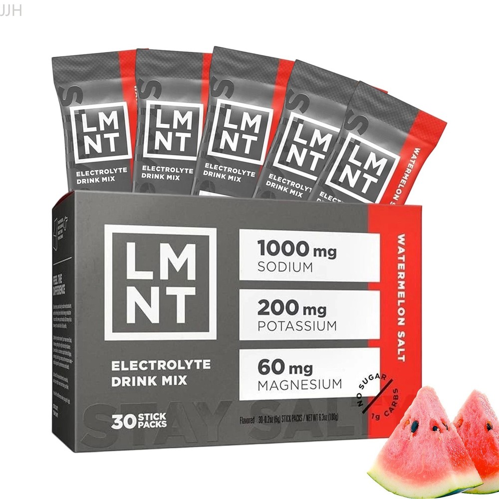 Zero Sugar Electrolyte Powder Drink Mix, Watermelon Flavor for Hydration Support