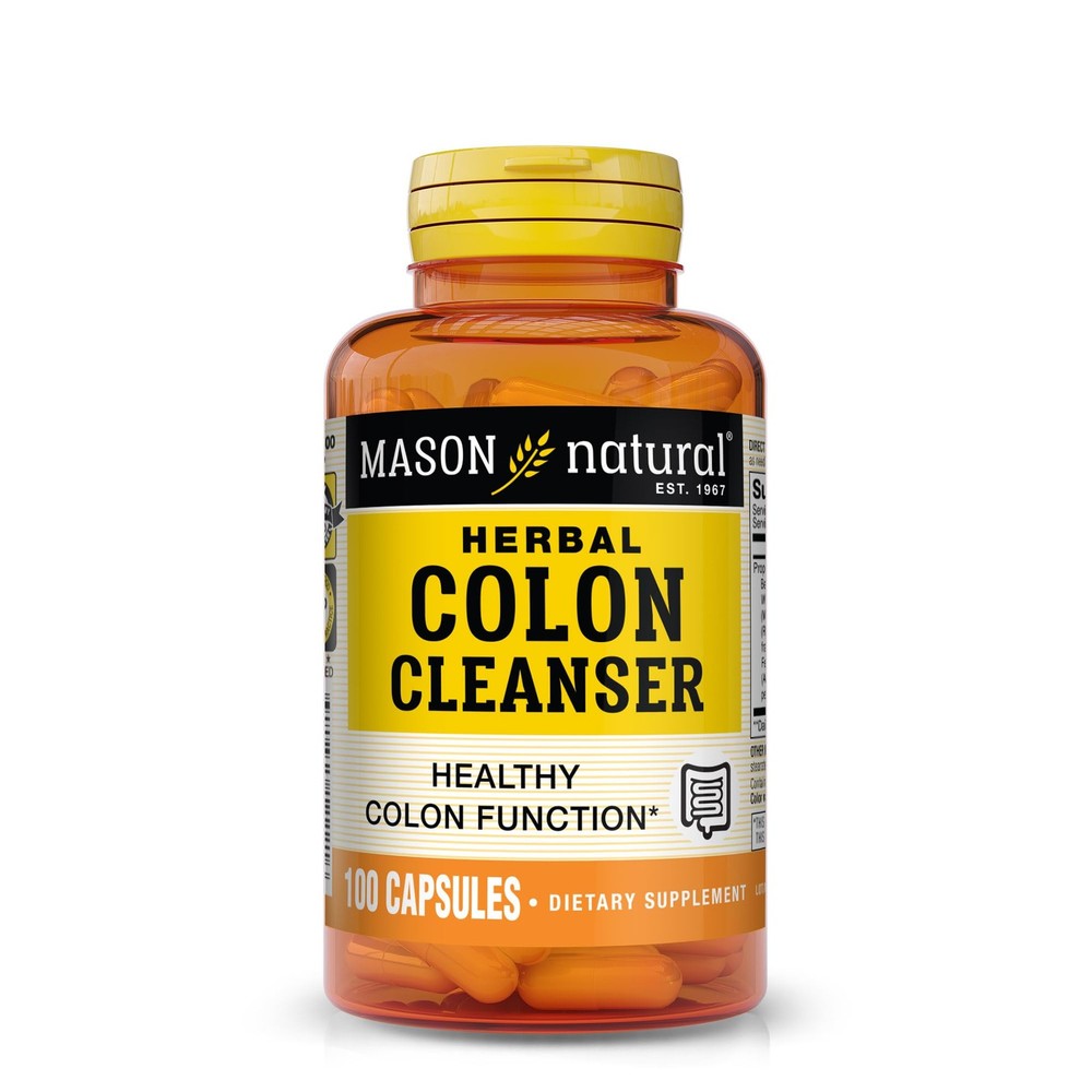2 PACK MASON NATURAL Herbal Colon Cleanser -*9/27*Improved Digestive Health,