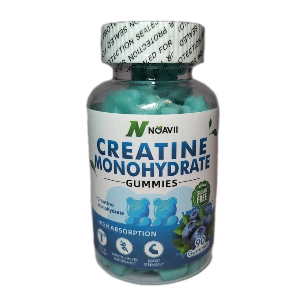 NOAVII Creatine Monohydrate Gummies 5000mg for Men & Women EXP 11/2026