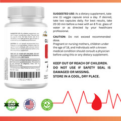 GLUCO STASIS- Blood Support- 10 Bottles- 600 Capsules