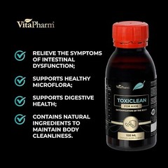 Toxiclean Digestive, Gut Detox & Microflora Support Herbal Supplement for Kids