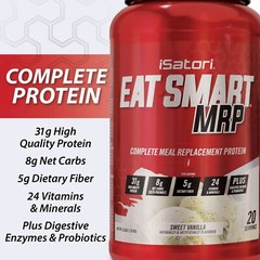 Eat Smart Complete Meal Replacement Shake with Protein – Sweet Vanilla-20 Serve