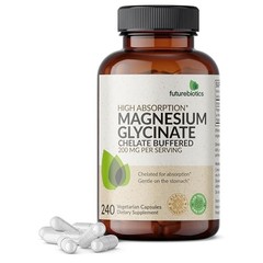Magnesium Glycinate 200mg 240 Capsules High Absorption