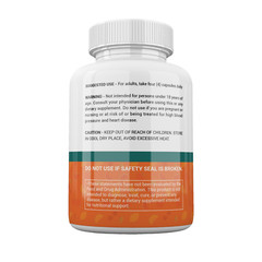 1 Bottle Nitric Oxide Complex 3500mg L-Arginine AAKG Muscle Pump Growth Pills