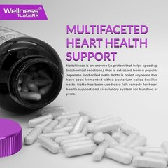 Nattokinase Supplement Capsules 5000 FU, Third-Party Tested Nattokinase – Enz…