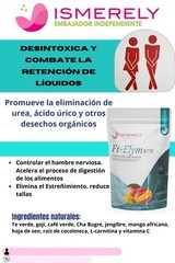 Ismerely Ft-Elym DTX Sabor MANGO quema grasa, desintoxica, elimina toxinas