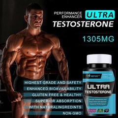 Testosterone Supplement for Men – Advanced Testosterone Booster, with Fenugreek