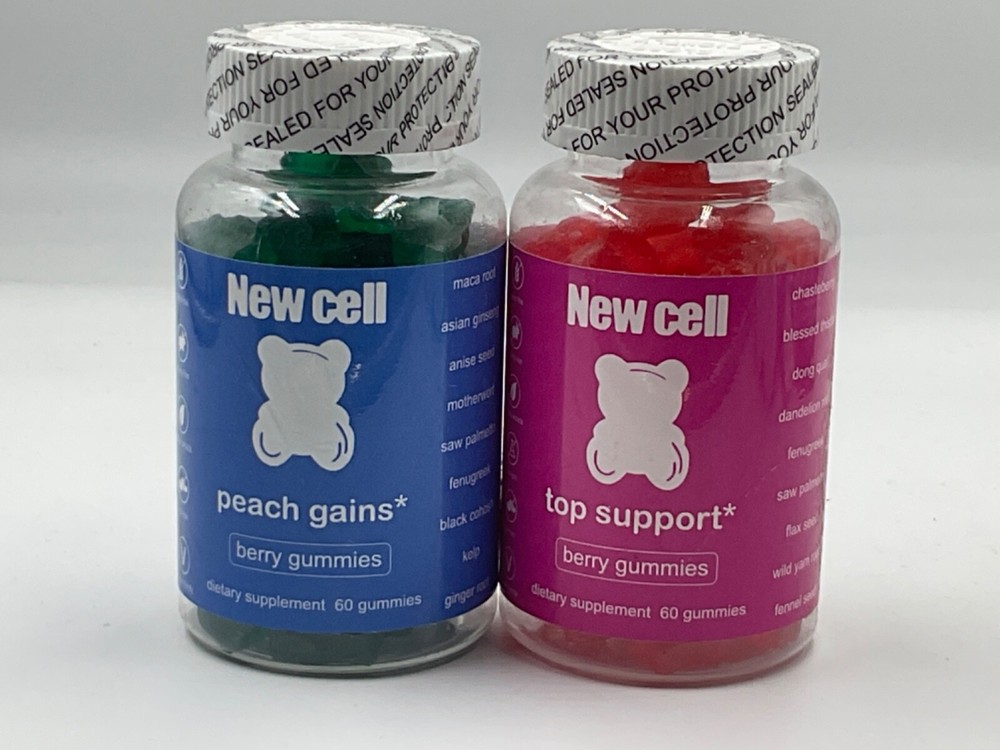 Combo Pack TopSupport & Peach Gains Gummies Workout Aid Women’s Support