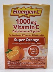 3 Pack Emergen-C Super Orange 1000mg Vitamin C Drink Mix 90 Ct Exp 12/2027