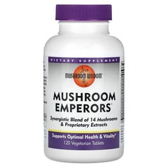 Mushroom Emperors, 120 Vegetarian Tablets EXP 02/2028