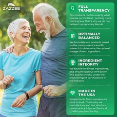Zazzee Extra Strength Citrus Bergamot 200:1 Extract 1200 mg, 80% Polyphenols