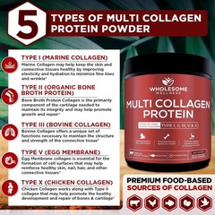 Unflavored Multi-Peptides Protein Powder – Grass-Fed for Youthful Skin & Joints