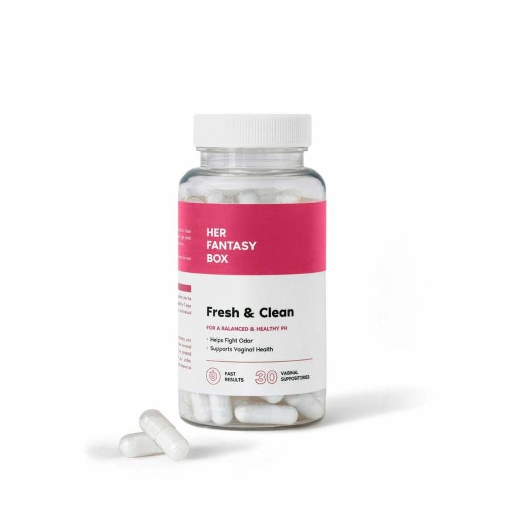 Her Fantasy Box Boric Acid Suppositories, 30ct – pH Balance & Odor Control