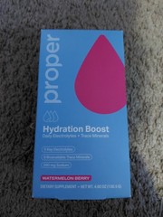 proper Hydration Boost Electrolytes Watermelon Berry Powder 4.6 oz