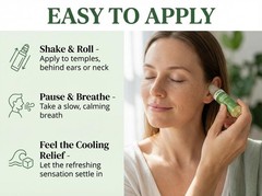 Vertigo Relief Roll-On – Anti-Dizzy Formula for Balance, Neck & Temple Support (