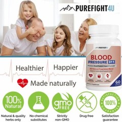 Blood Pressure 911 Support Supplement – All Natural Healthy Heart 60 Capsules