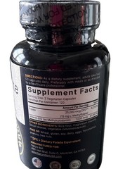 Naturebell L-Methylfolate With Methyl B12 5-MTHF 15Mg 240 Veggie Capsules